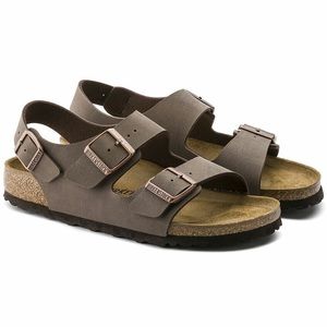 NIB Birkenstock Milano Mocca Birkibuc Regular Width Select Size